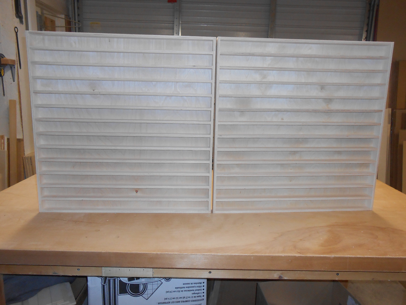 Handmade 1:64 2 pc. display case. Holds approximately 182 loose cars.