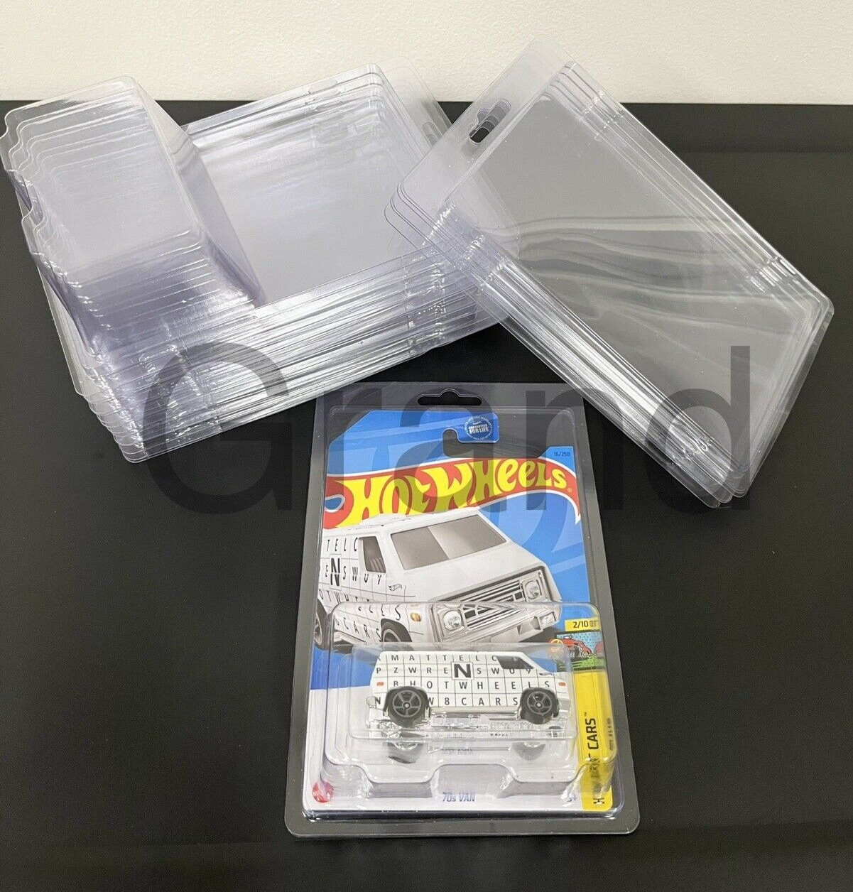 50 Protector Cases For Hot Wheels Matchbox Mainline Blister Pack FREE SHIPPING!