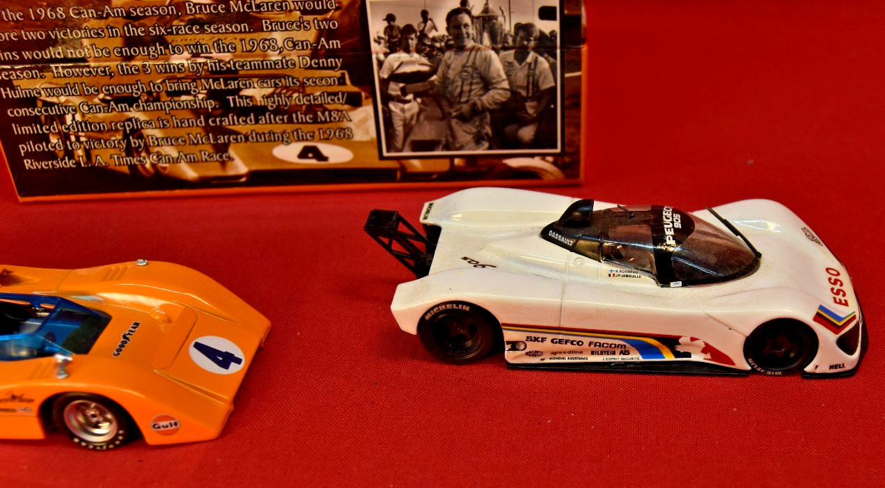 GMP Lot Bruce McLaren 1:43 Can-Am cars plus bonus esso car #8199