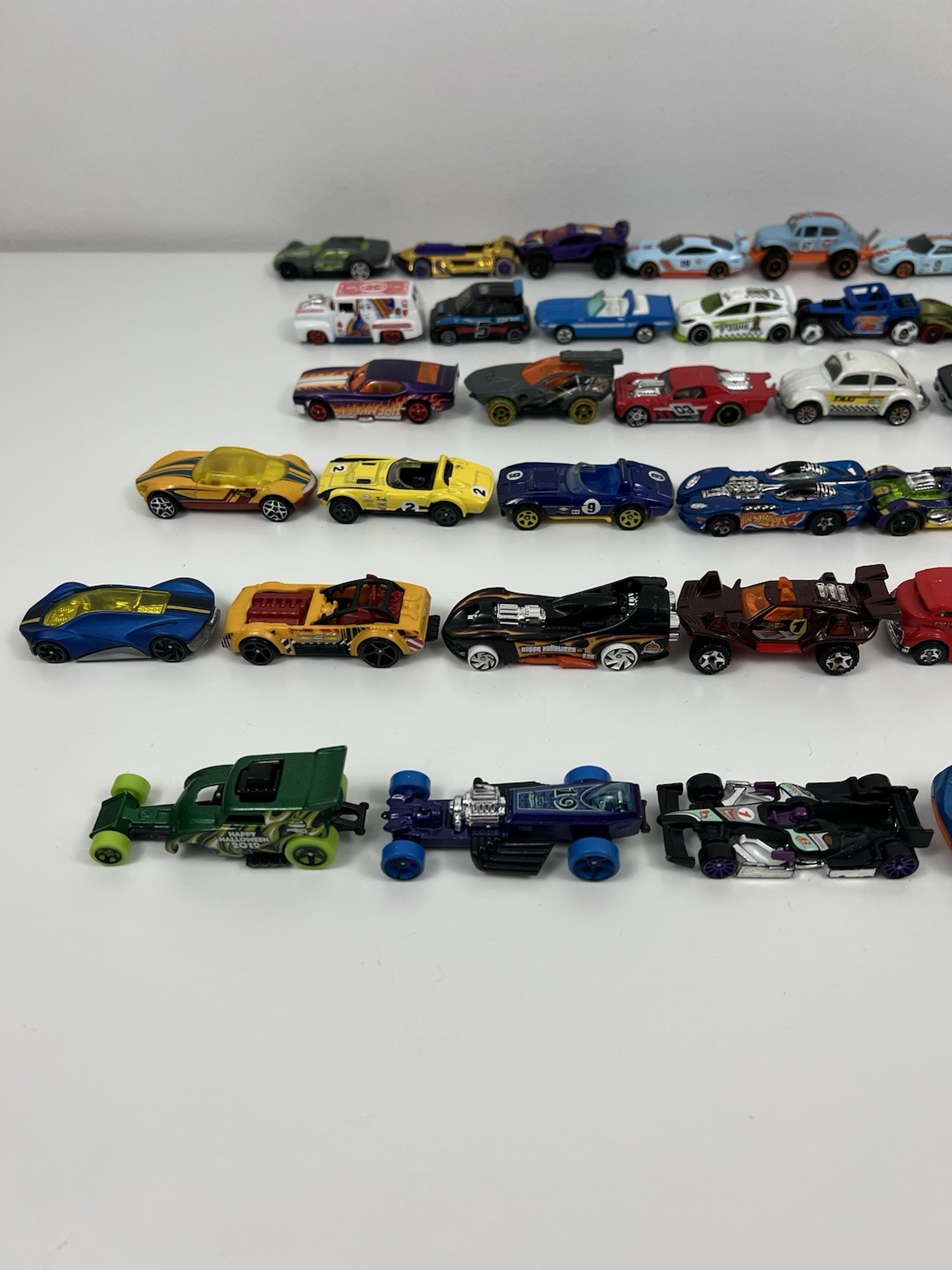 Hot Wheels Matchbox Mixed Lot Of 46 Race Car Style Metal Die Cast Vehicles Loose