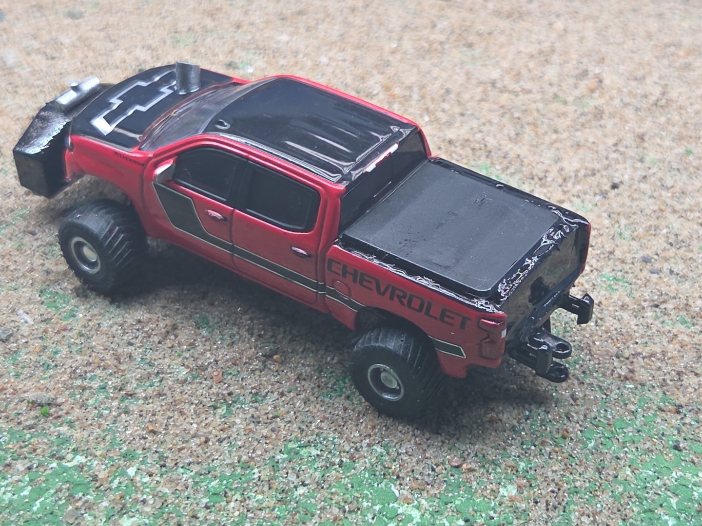 CUSTOM BUILT 1:64 4×4 GreenLight 2020 PULLING TRUCK puller Chevy CHEVEROLET Ertl