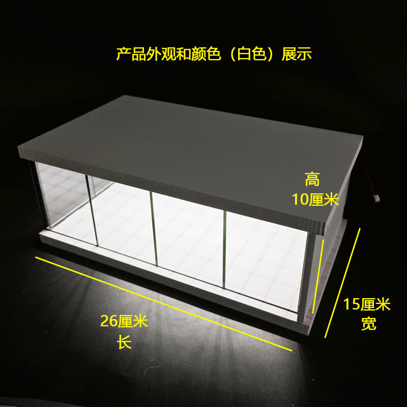 Diorama 1/64 Car Garages Model LED Lighting City Car Showroom Display Model Toys