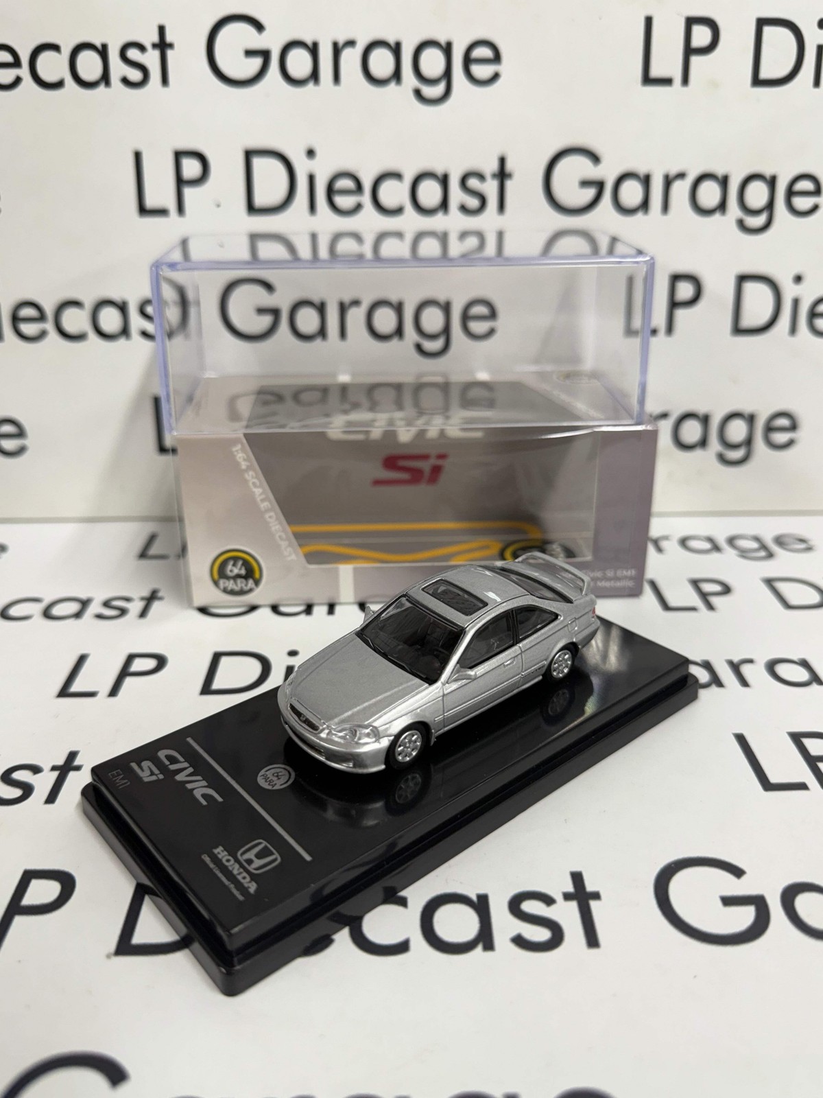 PARA64 1999 Honda Civic Si EM1 Vogue Silver Metallic 1:64 Diecast