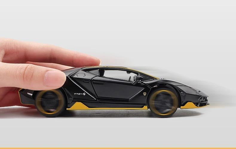 1:32 Lamborghini LP770 Diecast Toy Car – Alloy Model with Sound & Light Effect
