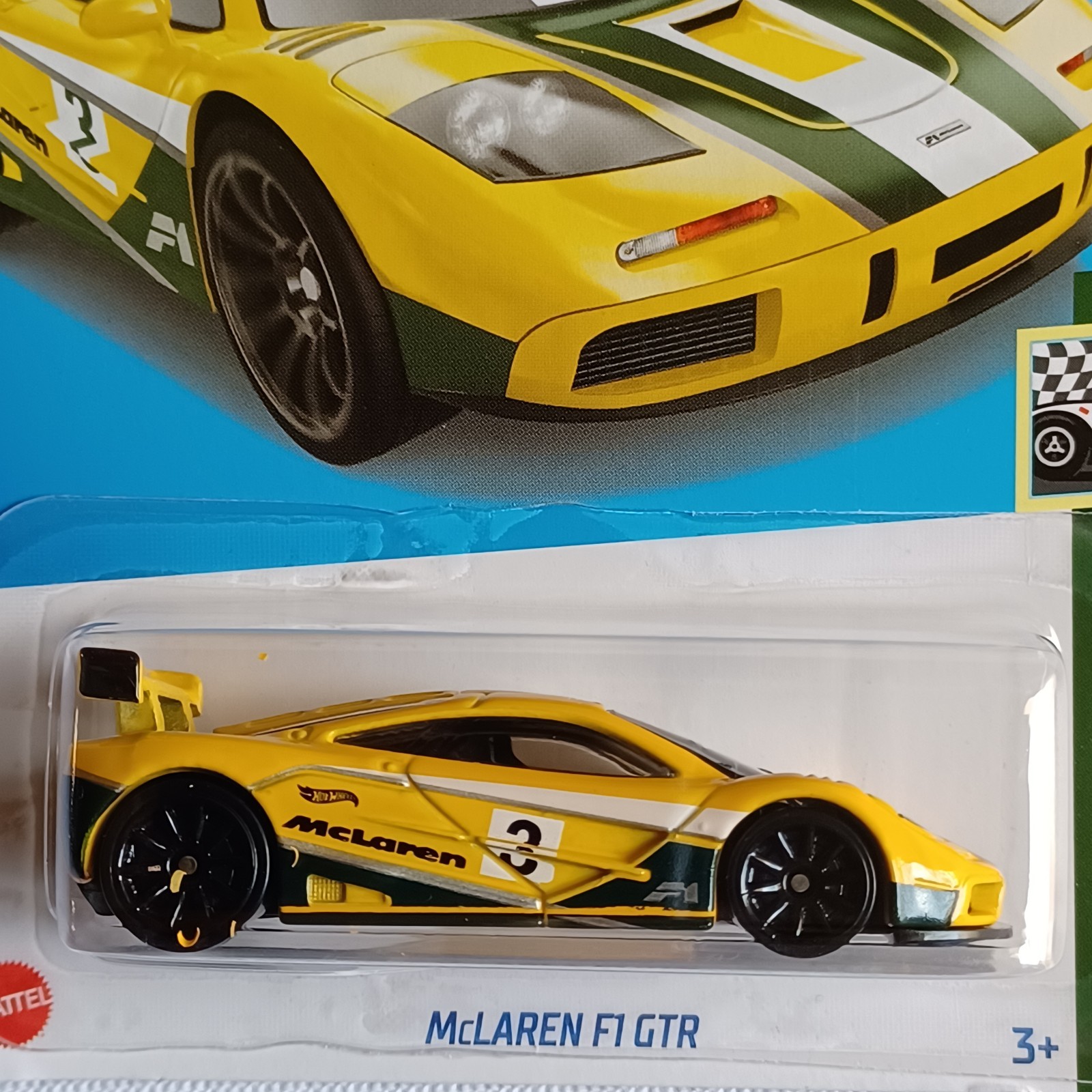 2022 HOT WHEELS *KROGER EXCLUSIVE* *McLAREN F1 GTR* *RETRO RACERS* *VERY RARE*