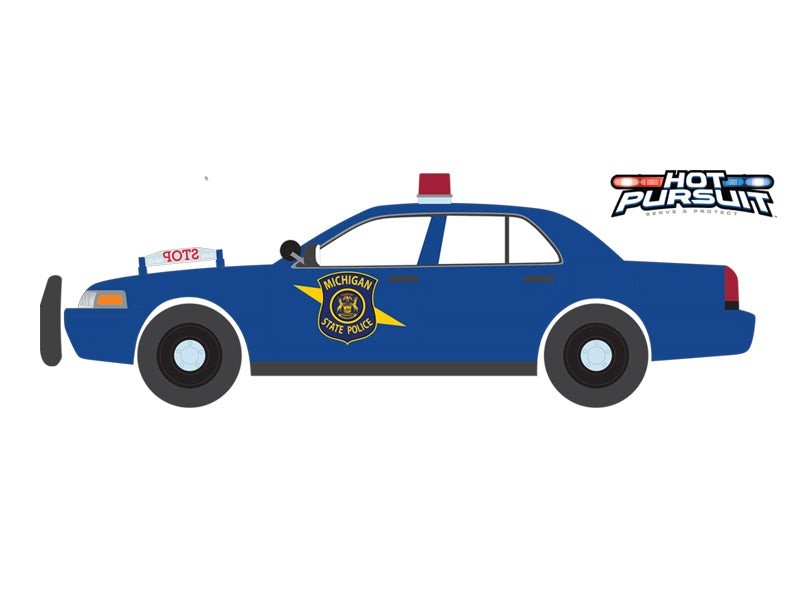 2008 Ford Crown Victoria – Michigan State Police 1:24 Model – Greenlight 85553