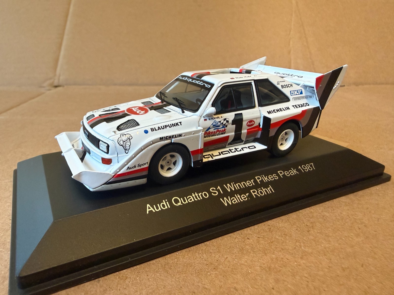 Audi Sport quattro S1 E2 #1 Winner Pikes Peak 1987 Walter Röhrl 1:43 CMR