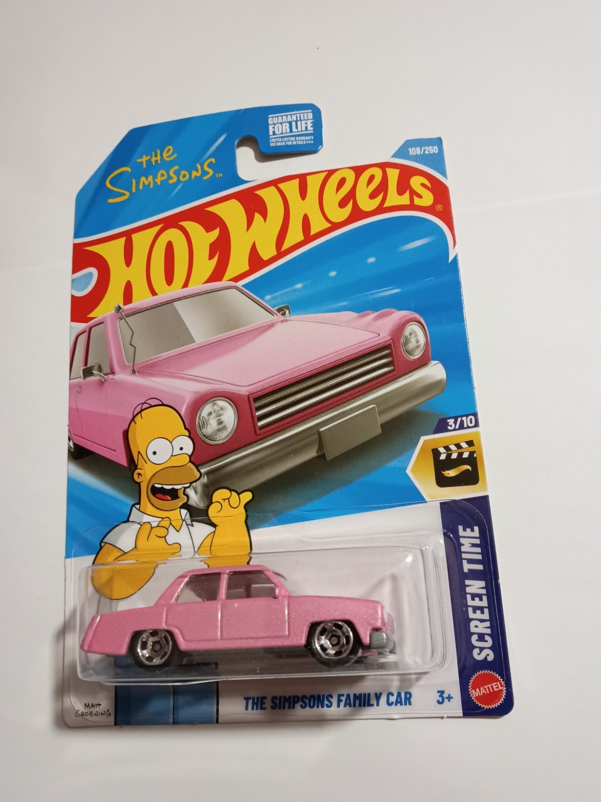 2026 Hot Wheels Screen Time The Simpsons Family Car