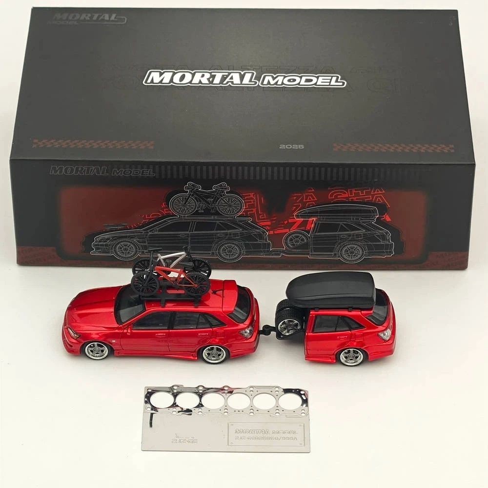 Mortal Masterpiece 1:64 Altezza Gita IS200 Trailer Set Diecast Collectible Gift