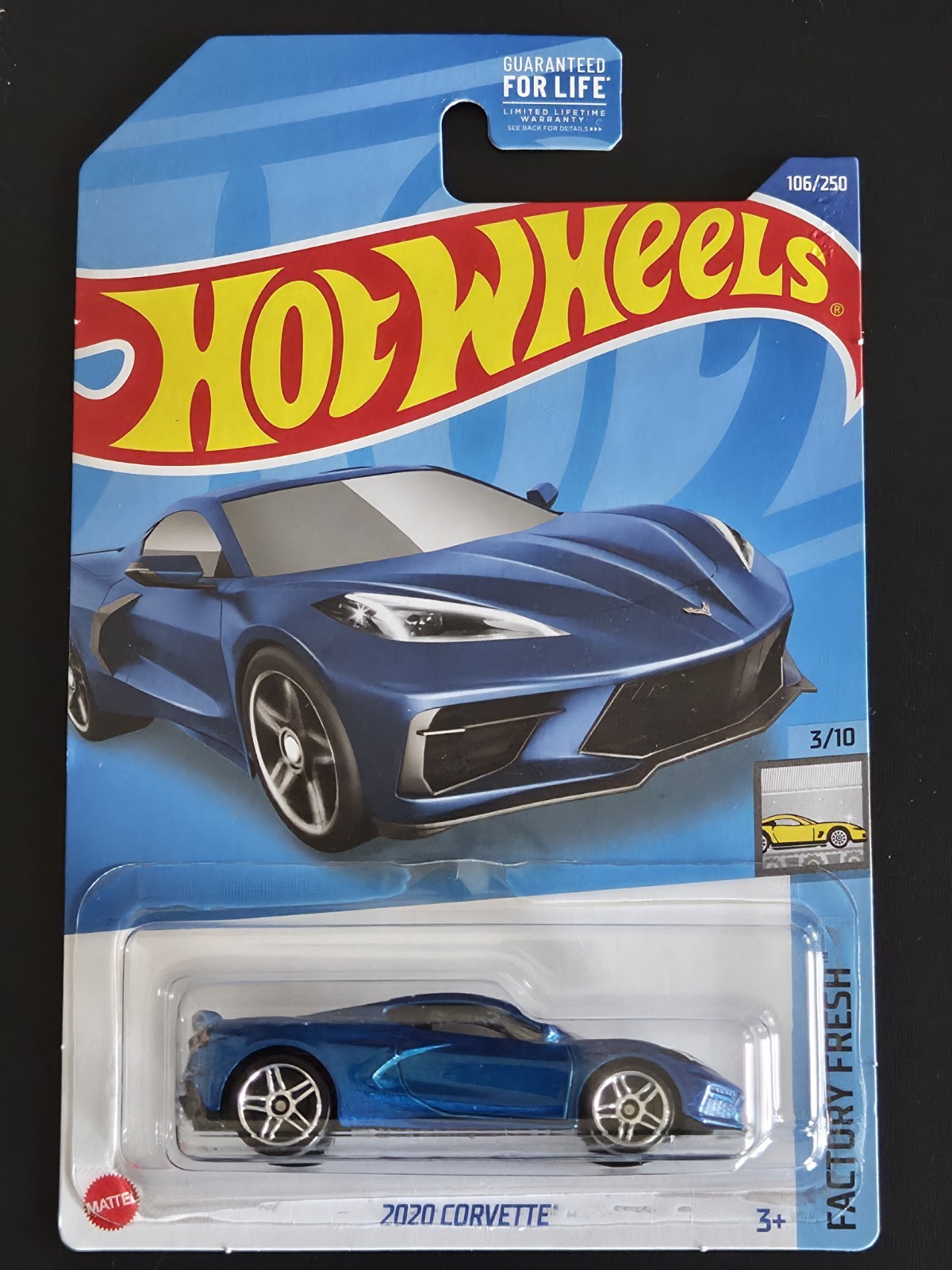 Hot Wheels 2022 2020 Corvette 106/250 Factory Fresh Blue