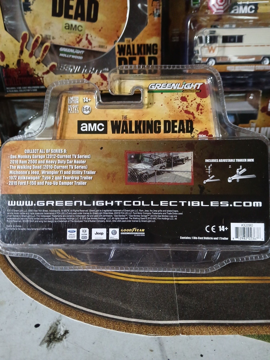 greenlight 1/64 Walking Dead Collection 8 Piece Set