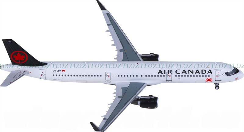 for C Model for Air Canada for Airbus A321 C-FCEU 1:400 Aircraft Pre-built Model