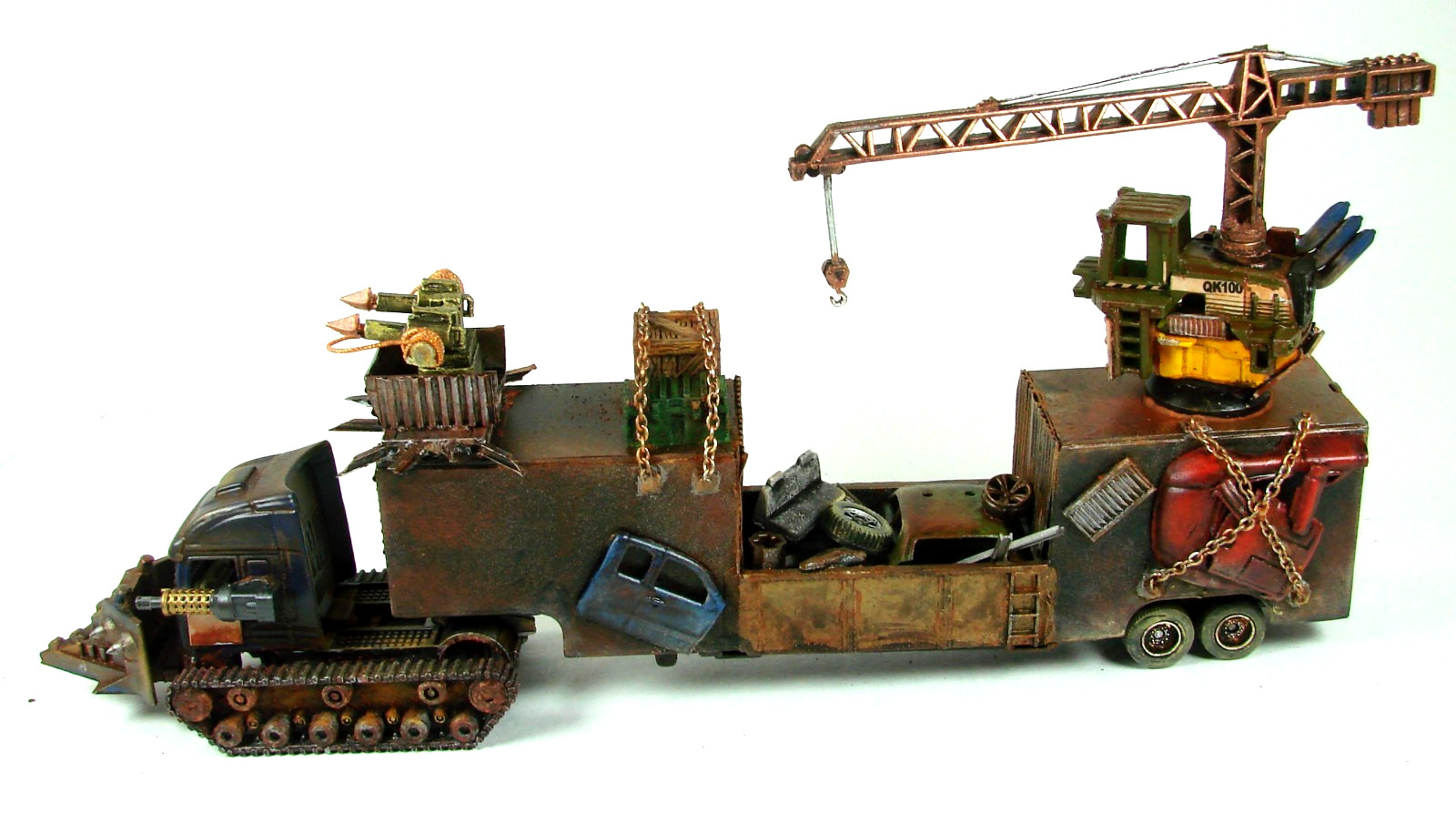 Gaslands War Rig Metal Scapper Custom Diecast 1/80 Mad Max Wastelands