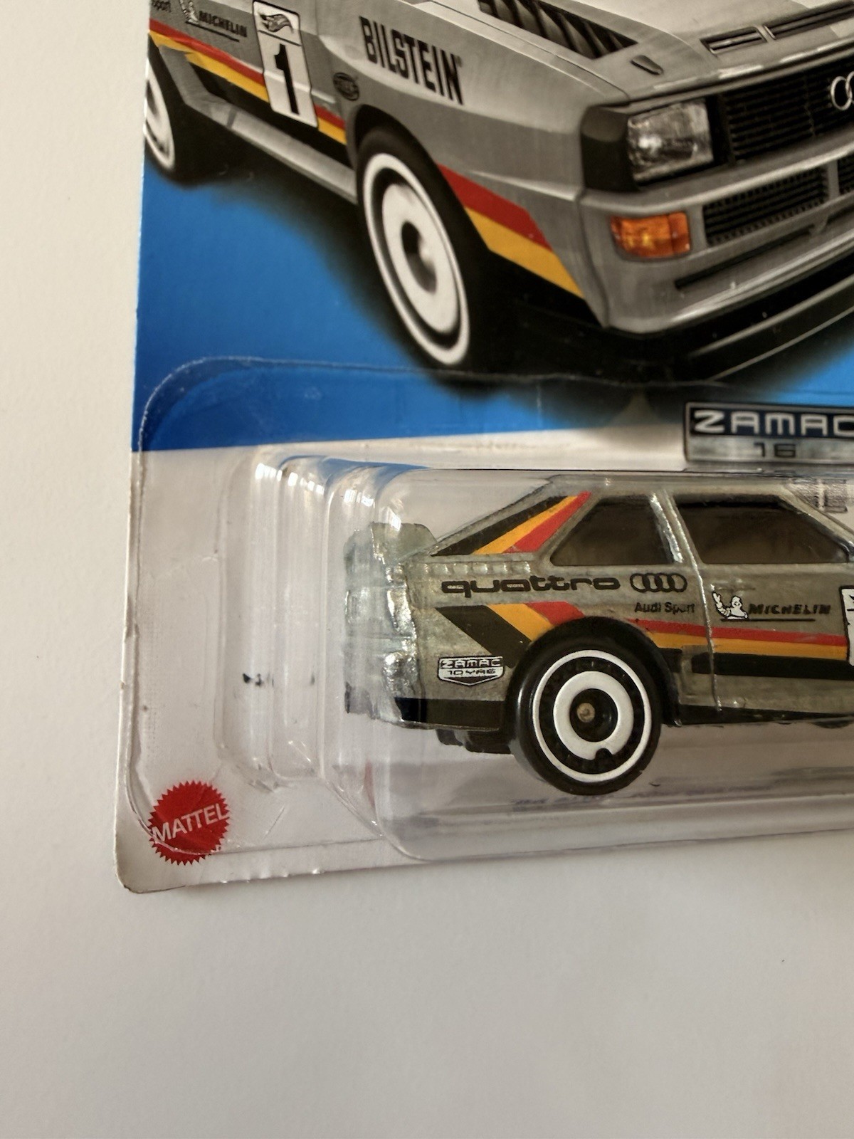 HOT WHEELS 2022 #180 ZAMAC 1984 84 AUDI SPORT QUATTRO SCCA ROAD RALLY RACER