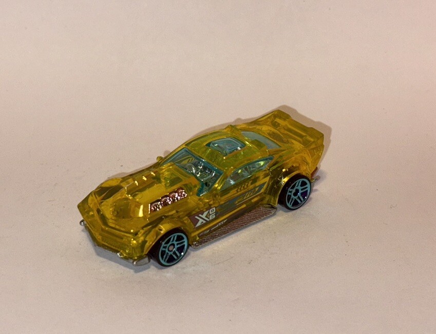 HOT WHEELS Loose Drift Rod (Clear Yellow Version)