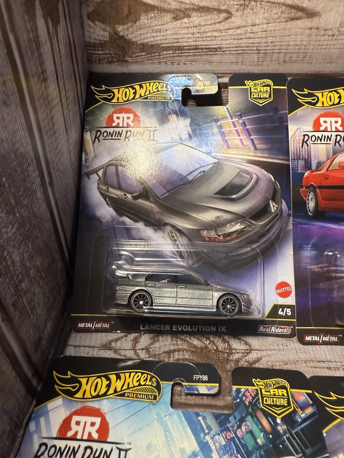 2025 Hot Wheels Car Culture Ronin Run 2 – SET OF 5 AND SET OF 6 WITH CHASE