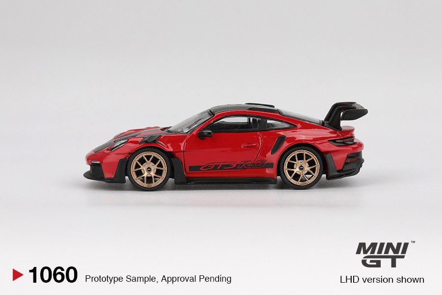 Mini GT 1:64 Porsche 911 (992) GT3 RS Weissach Package – Guards Red #1060
