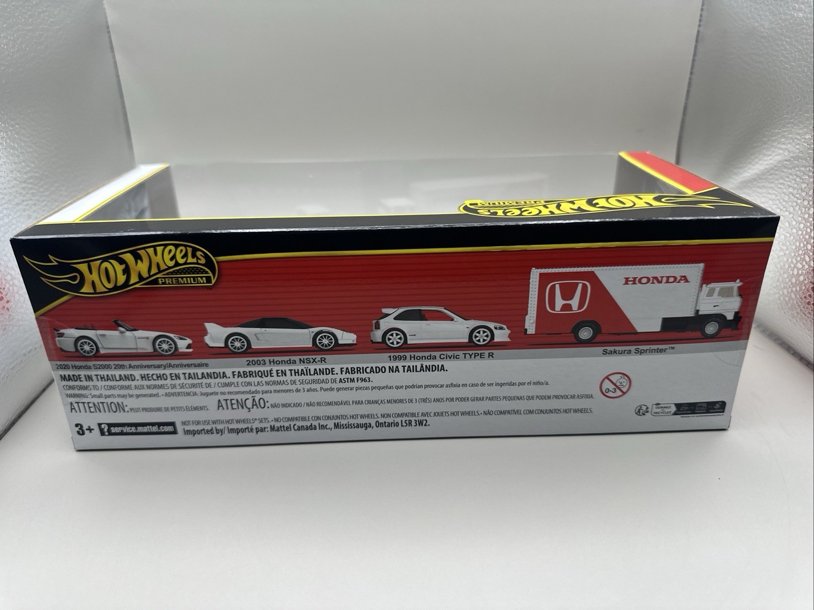 Hot Wheels 2025 Premium Collector Diorama Honda Set Civic Type-R, NSX-R, S2000