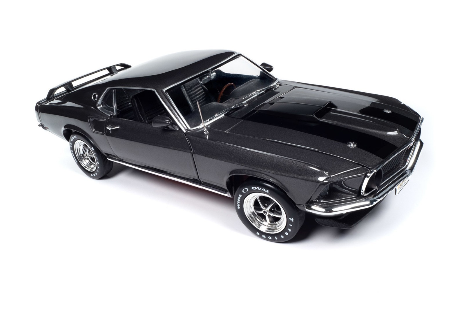 1969 FORD MUSTANG JOHN WICK MUSCLE CAR 1/18 DIECAST CAR AUTO WORLD AWSS145
