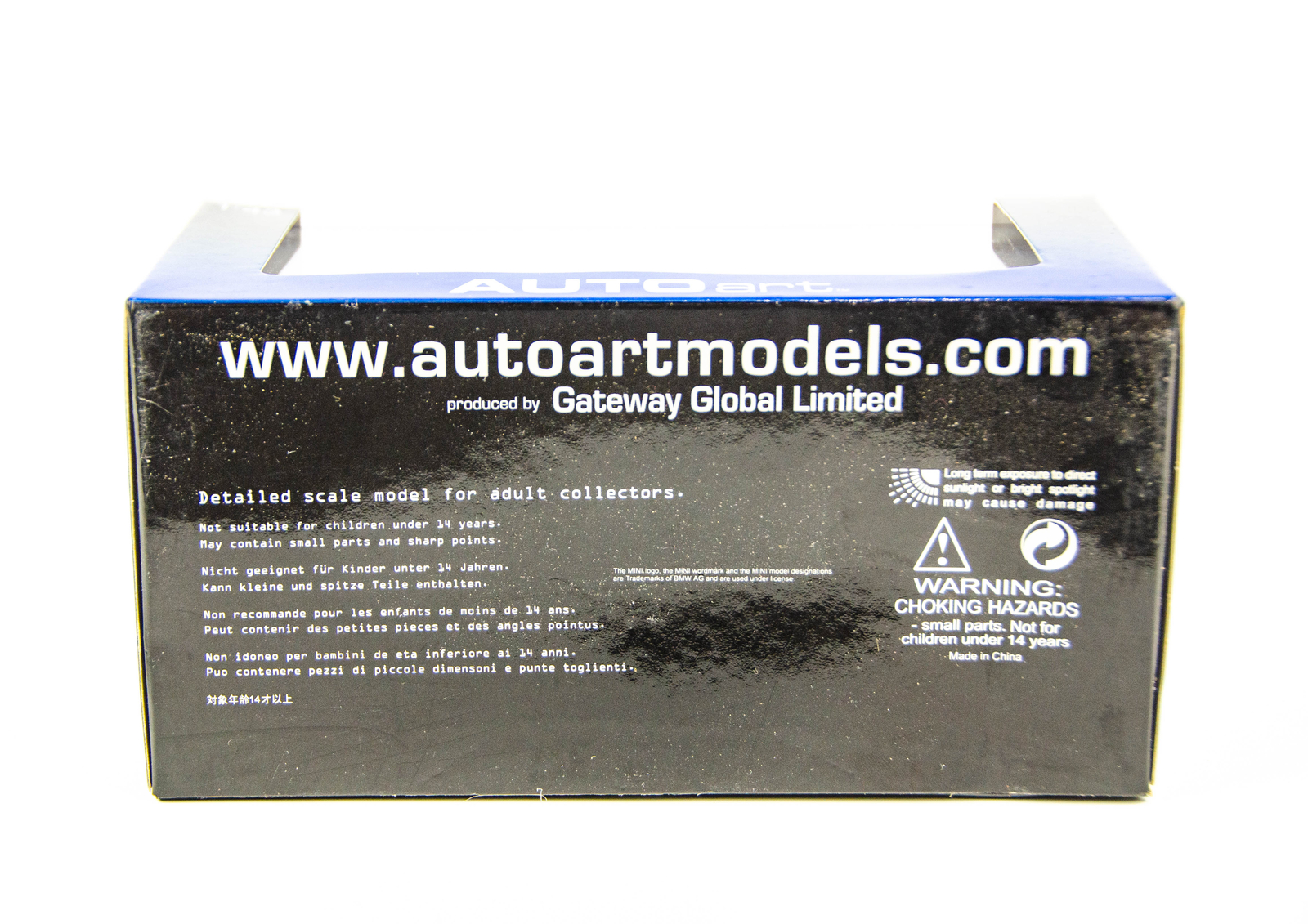 AutoArt 1/43 Mini Cooper Silver Diecast Model Car