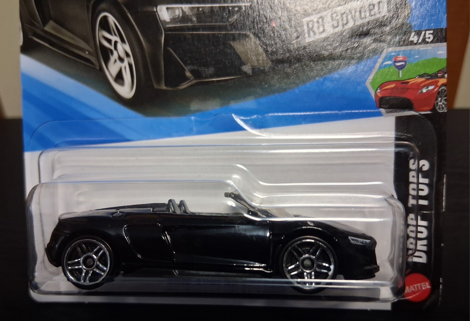 Hot Wheels 2026 Mainline Drop Tops 2019 Audi R8 Spyder Black