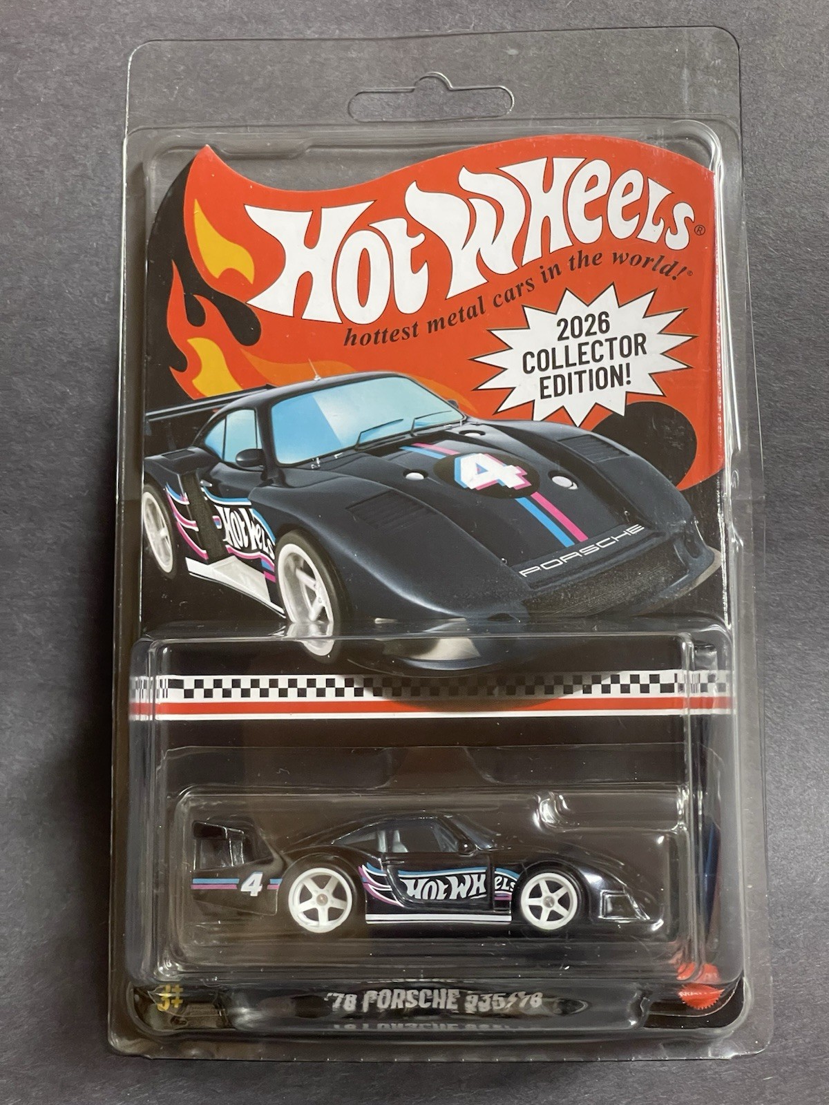 Hot Wheels 2026 Mail In Collector Edition ’78 Porsche 935 Card W/protector