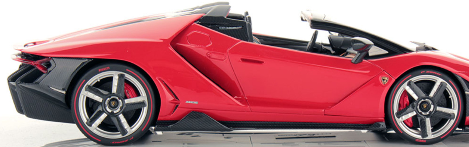 Lamborghini 1:18 Race Car 12 Classic Custom Concept Promo 24 Carousel Red