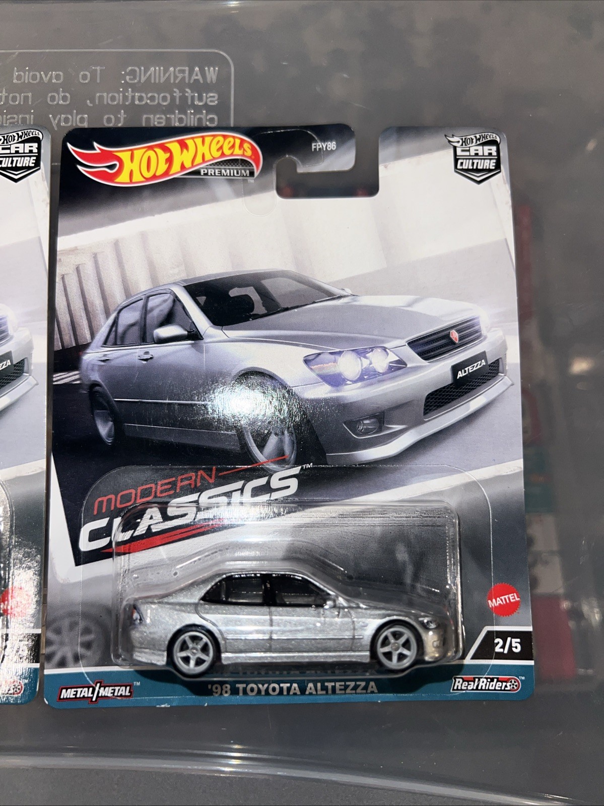 Lot Of 2 Hot Wheels 2024 Premium ‘98 Toyota Altezza Car Culture Modern Classics!