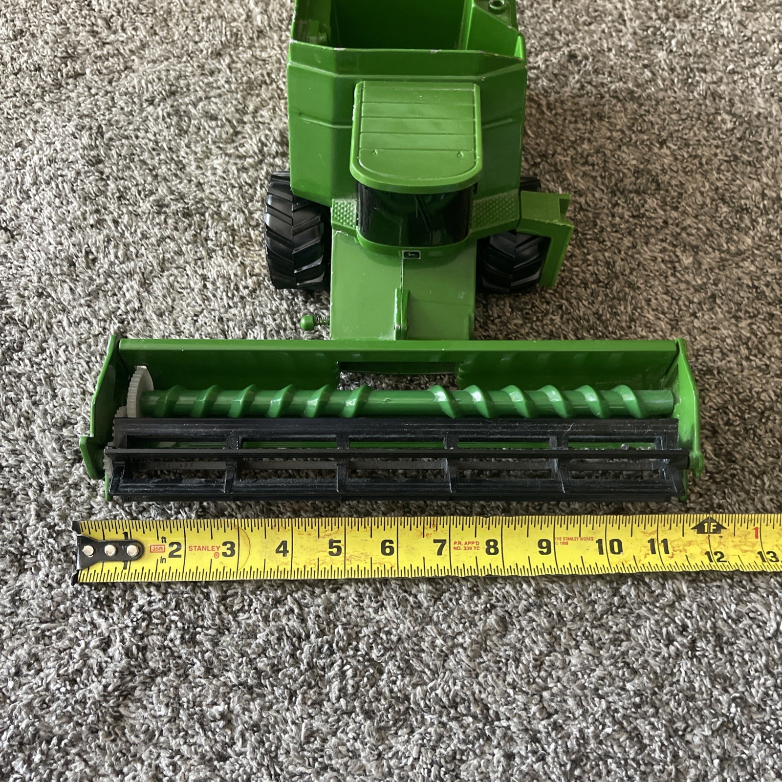 Vintage Metal ERTL John Deere 9510 Maximizer Combine With Bean Header. No Chute