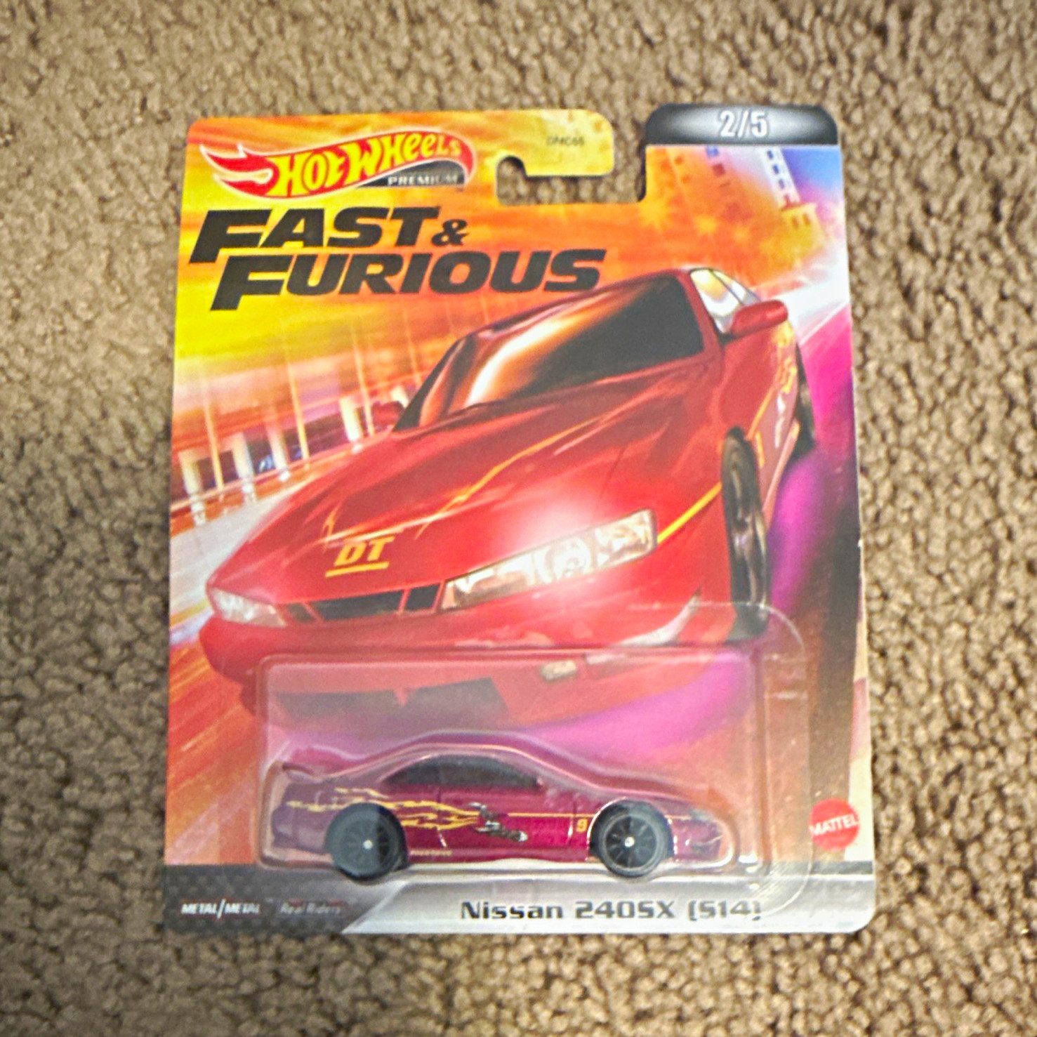 Hot Wheels Fast & Furious 1994 Nissan 240SX (S14) 1:64 Diecast Unopened