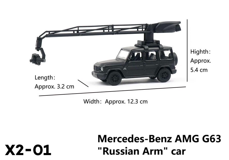 1/64 Mercedes-Benz AMG G63 “Russian Arm” car