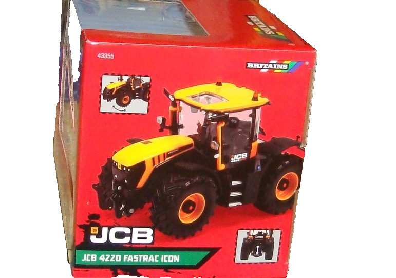 JCB 4220 FASTRAC ICON TRACTOR – 1:32 Scale – BRITAINS – 43355