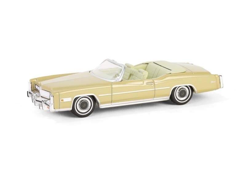 1975 Cadillac Eldorado Convertible – Gold 1:64 Scale Model – Greenlight 68060D