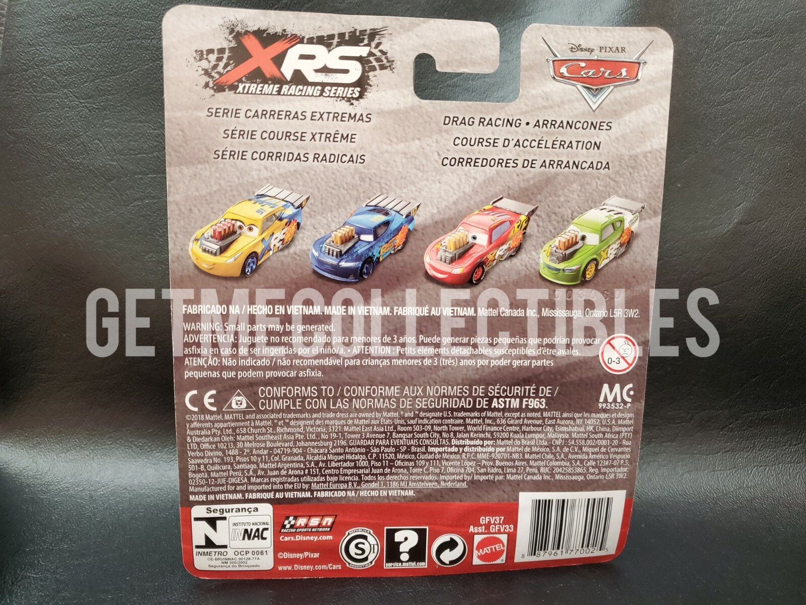 DISNEY PIXAR CARS XRS DRAG RACING NITROADE TIM TREADLESS DIE CAST SAVE 6% GMC