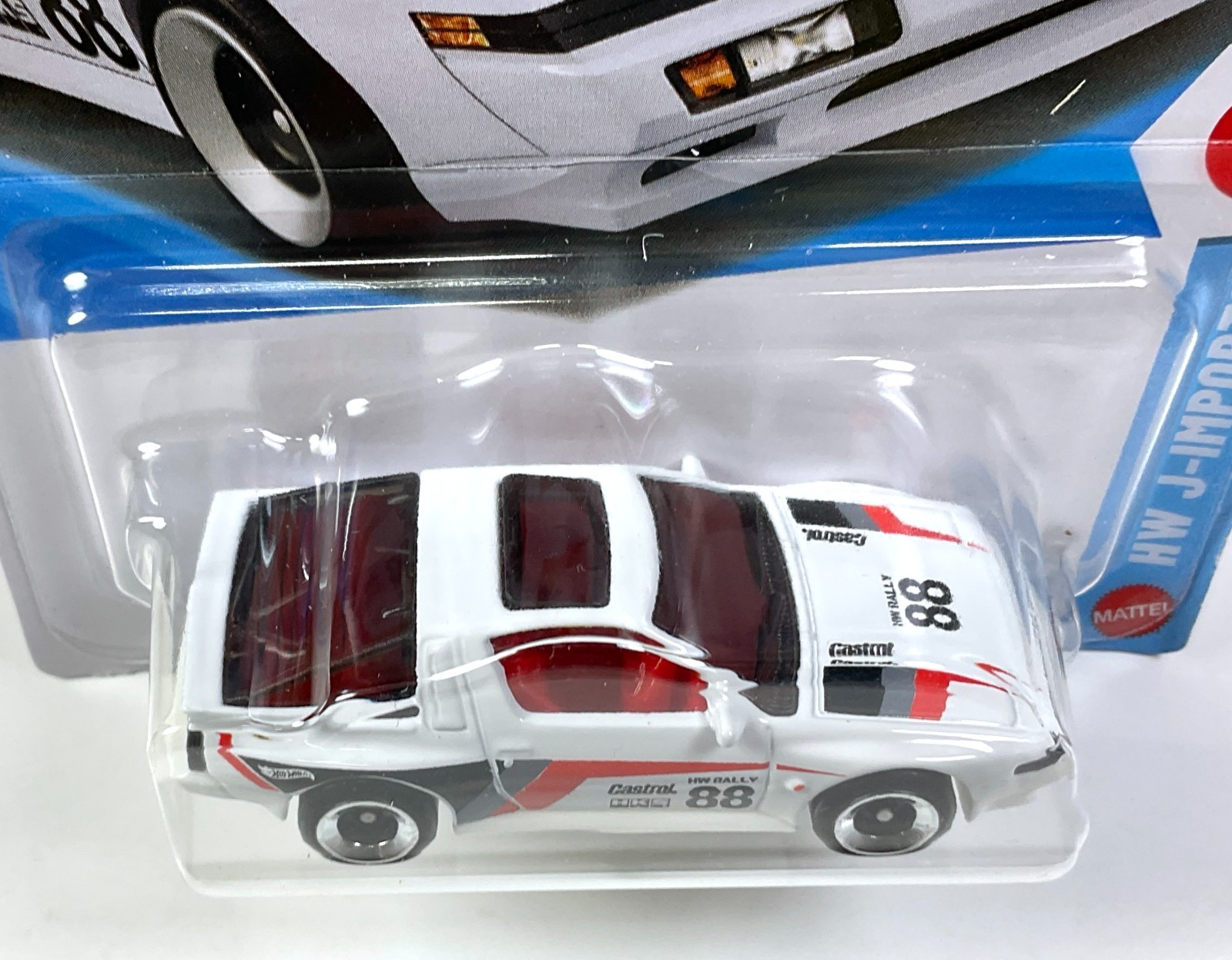 2026 Hot Wheels ’88 Mitsubishi Starion Hw J-Imports White, 1st Ed. #177