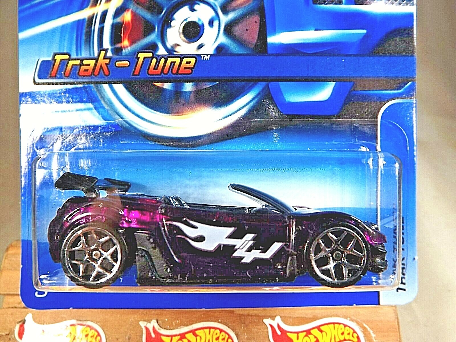 2006 Hot Wheels Mainline/Collector #143 TRAK-TUNE Purple Variant w/Chrome 5Y Sp