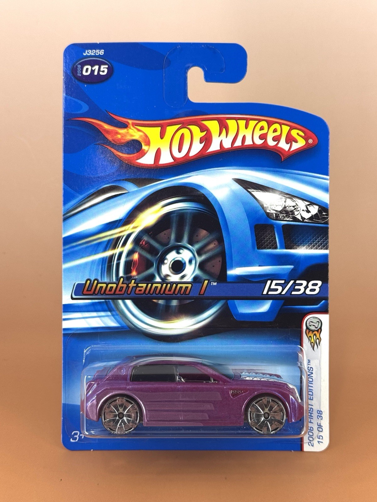 Hot Wheels 2006 First Editions UNOBTAINIUM 1 (LOTof2 variations) w/bl hubs 15/38