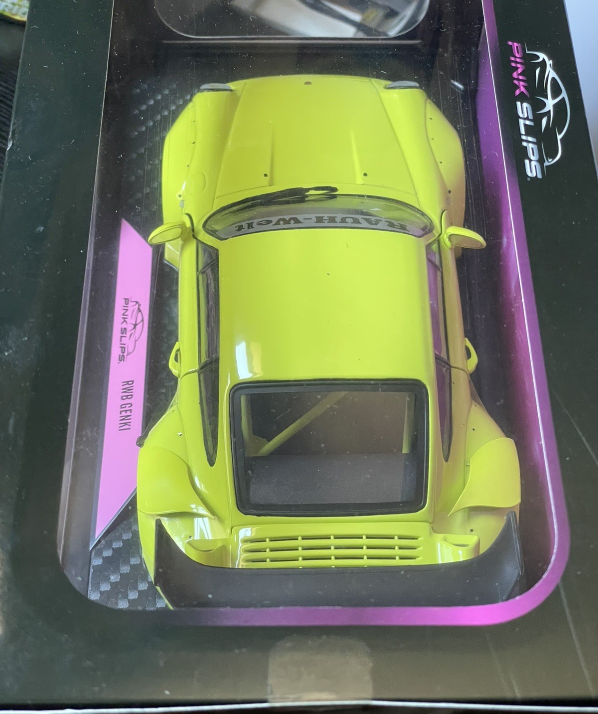 Jada Pink Slips Porsche 911 993 RWB Genki 1:18 Lime Yellow