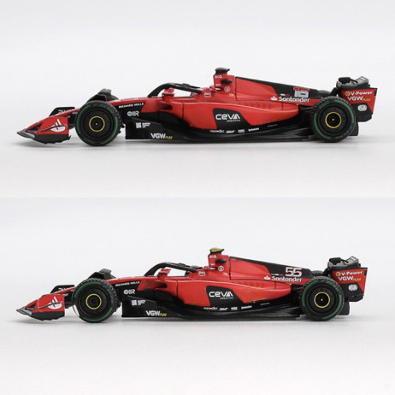 BBR 1:64 SF23 #16#55 C. Leclerc 2023 Monaco GP Diecast Model Car