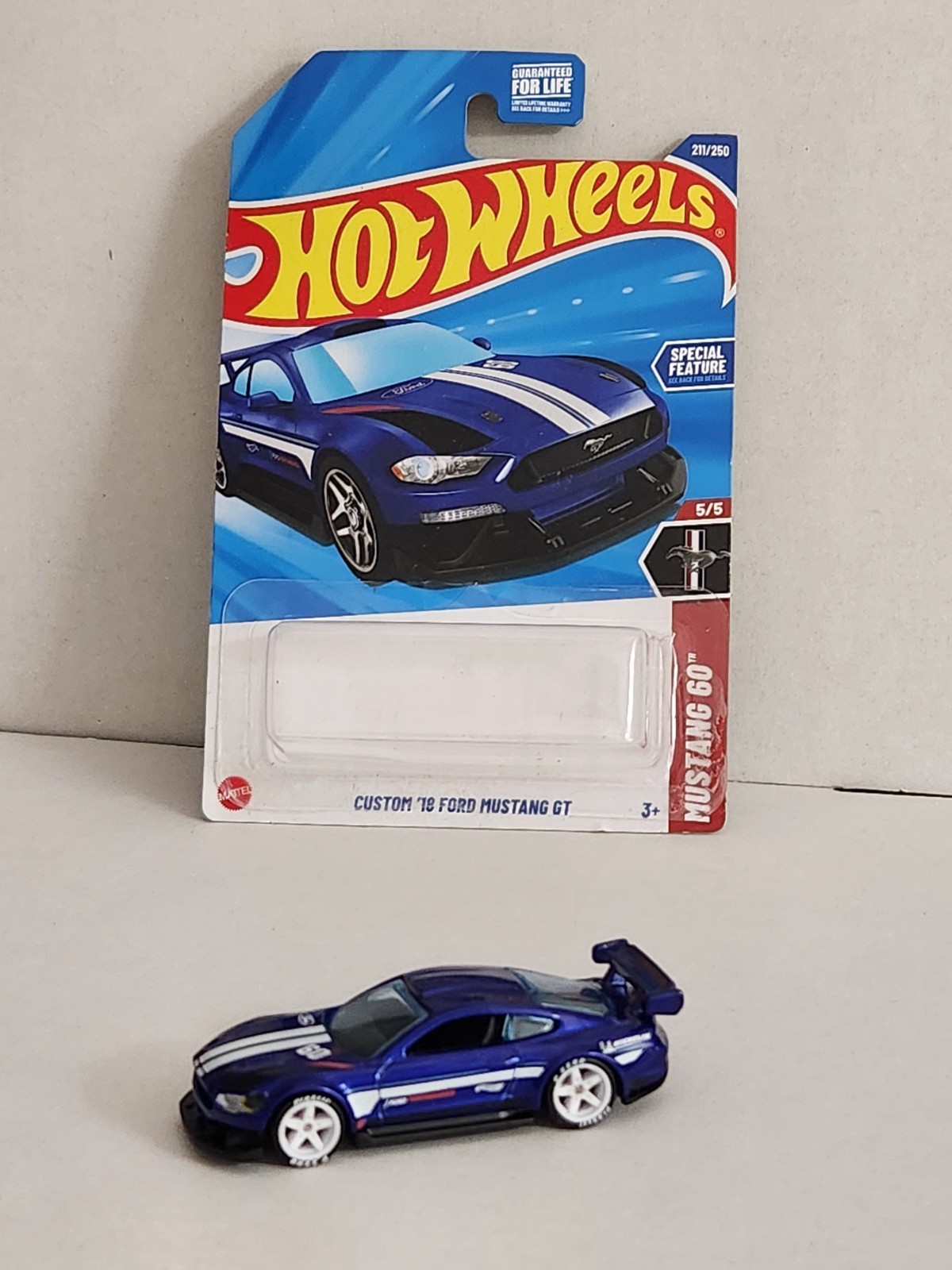 Hot Wheels Custom 2018 Ford Mustang GT With Real Riders Wheel Swap #2