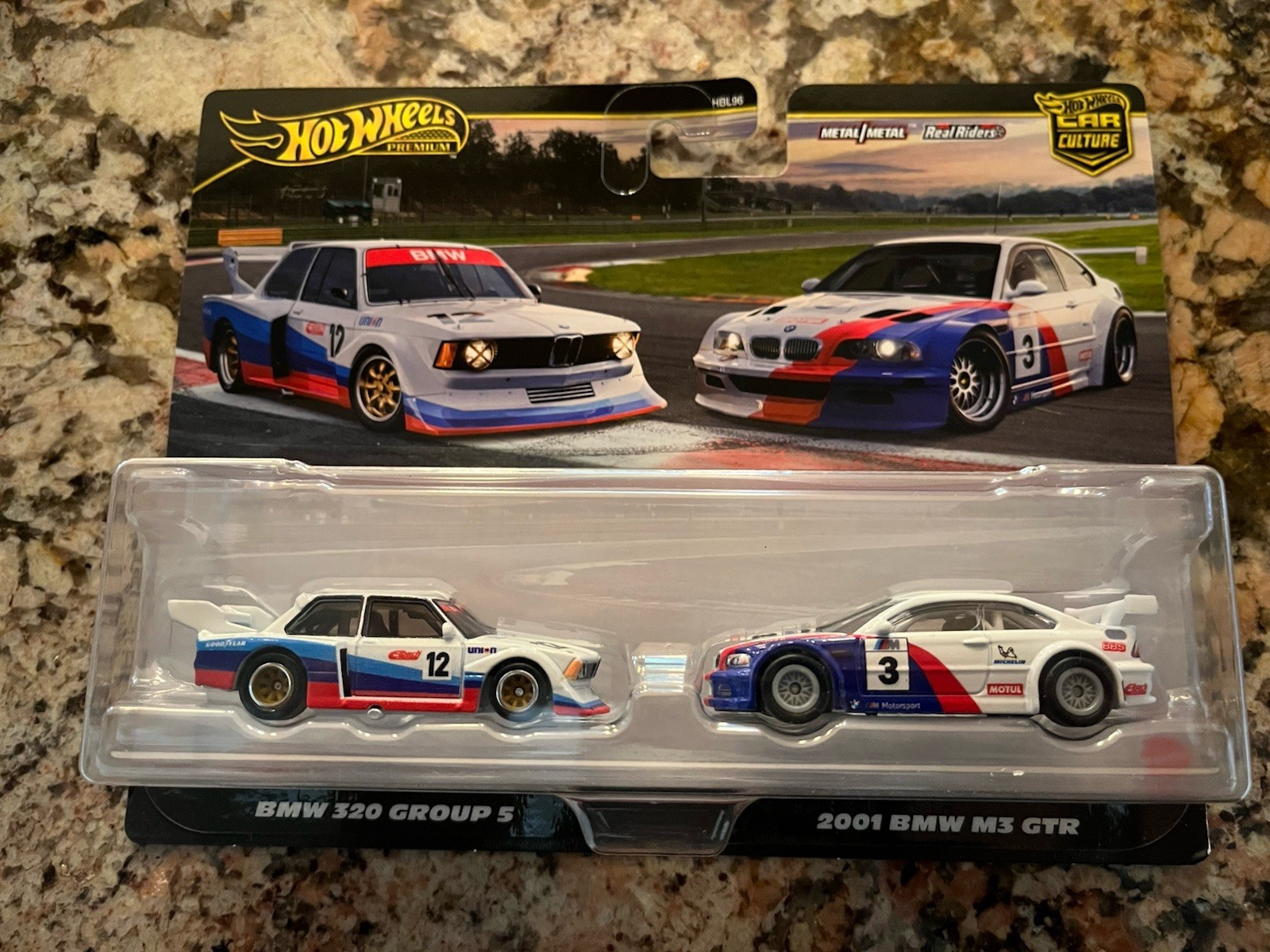 Hot Wheels Premium Car Culture 2 Pack BMW 320 Group 5 & 2001 BMW M3 GTR