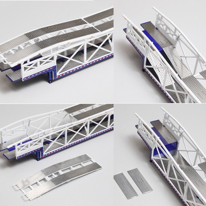 1:64 GCD Jumbo Double-layer Alloy Car Carrier-Extra-long Giant Transport Model