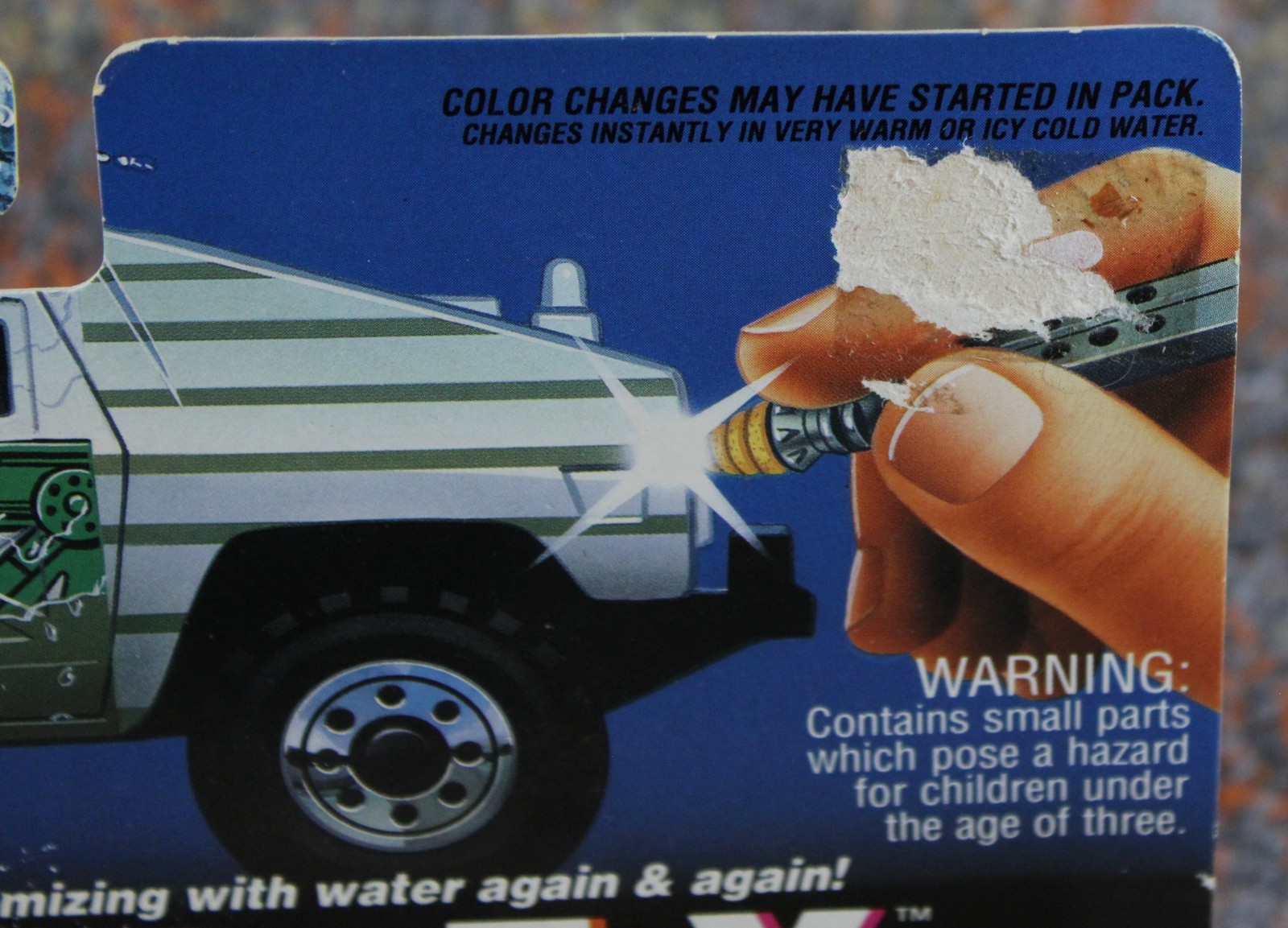 Mattel Hot Wheels1993 Color FX Military Machines #11043