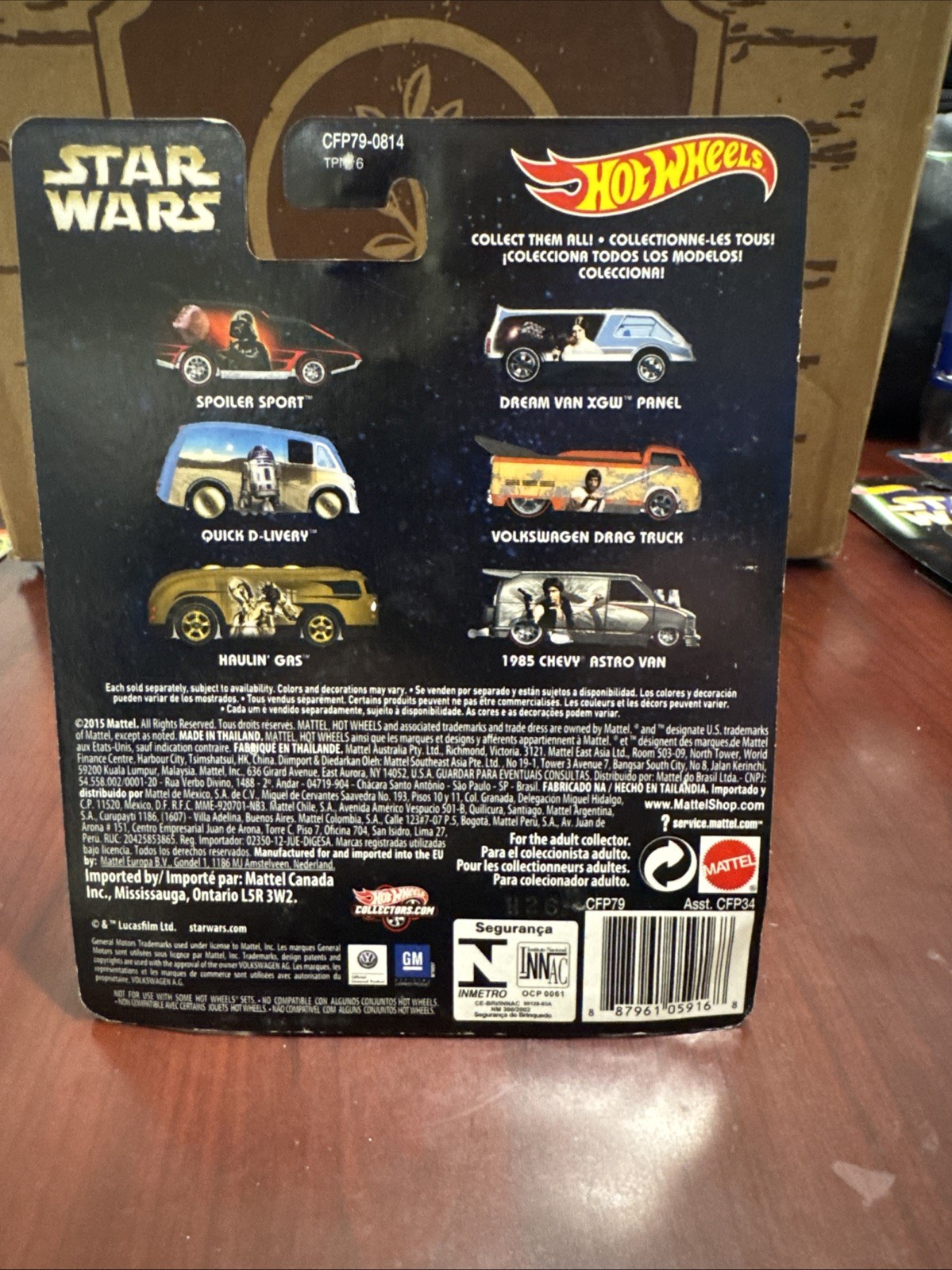 (2) Hotwheels Star Wars Volkswagen Drag Truck/quick D-livery Read Description