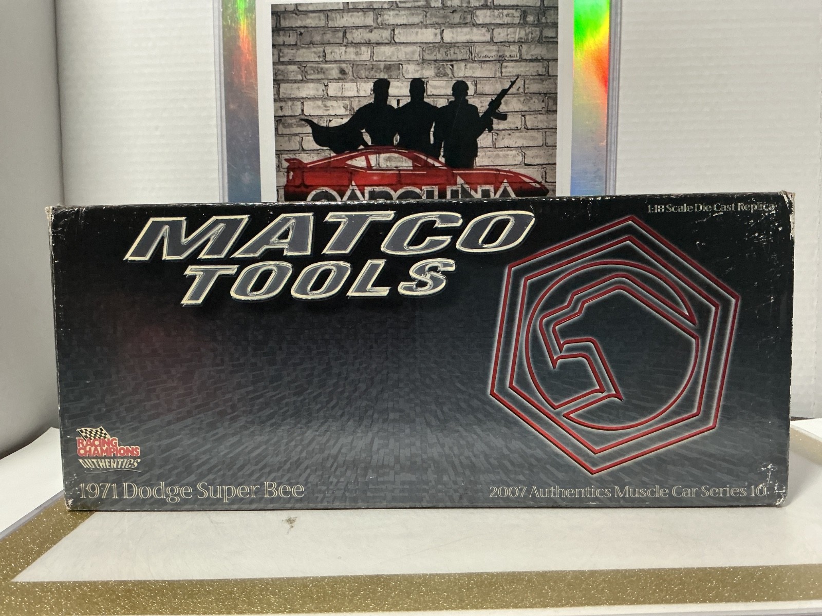 1:18 MATCO TOOLS 1971 DODGE SUPER BEE YELLOW ON BLACK