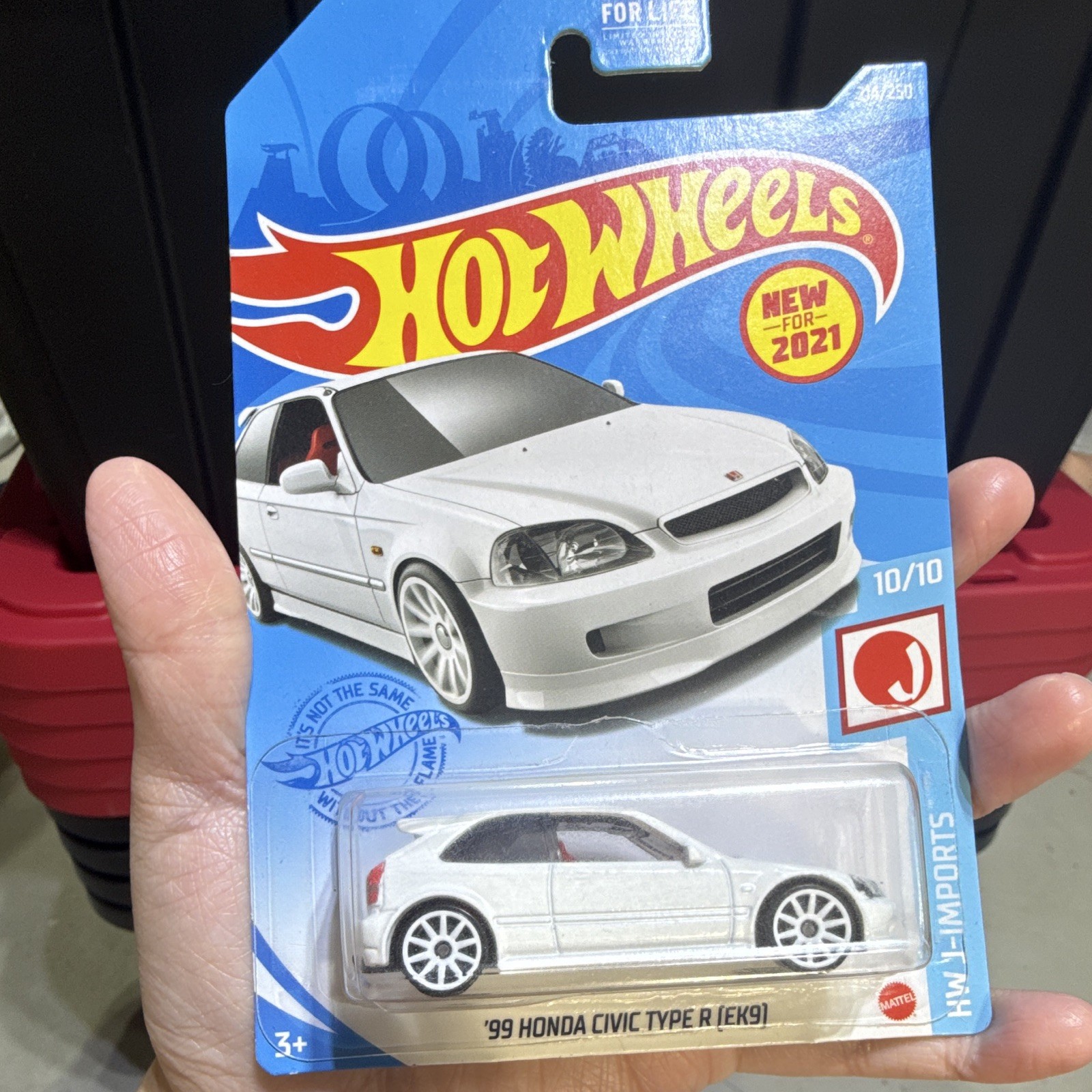 Hot Wheels HW J-Imports 1999 Honda Civic Type R (EK9) White 1:64 Diecast