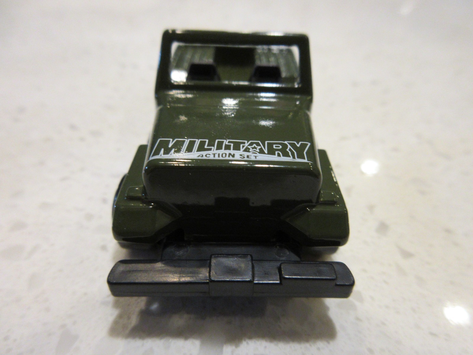 Turbo Wheels Military Action Vehicle 4×4 Truck OD Green Diecast 1:64 Toy Car