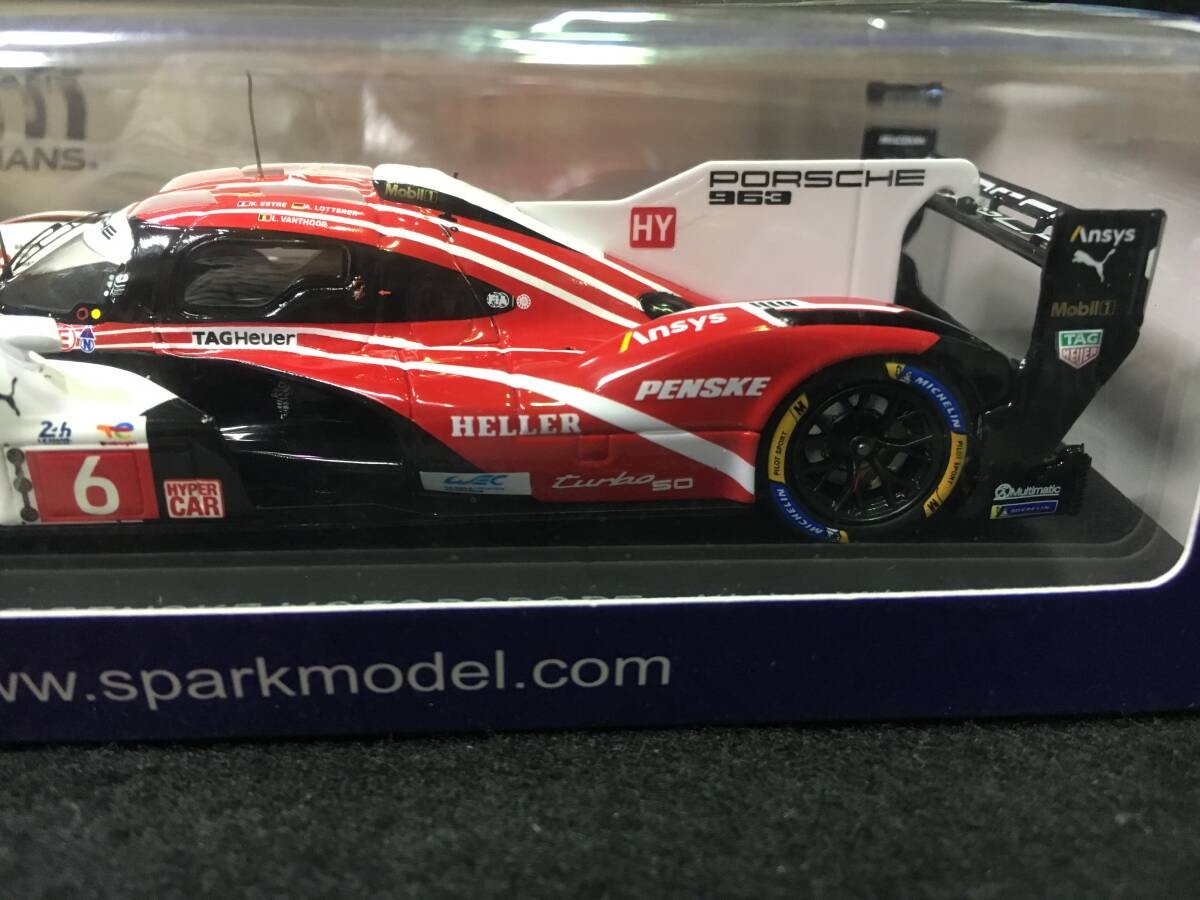 S9114 Spark 1/43 Porsche 963 Penske 2024 Le Mans 24H 4Th Place 6 K. Estre/A. Lot