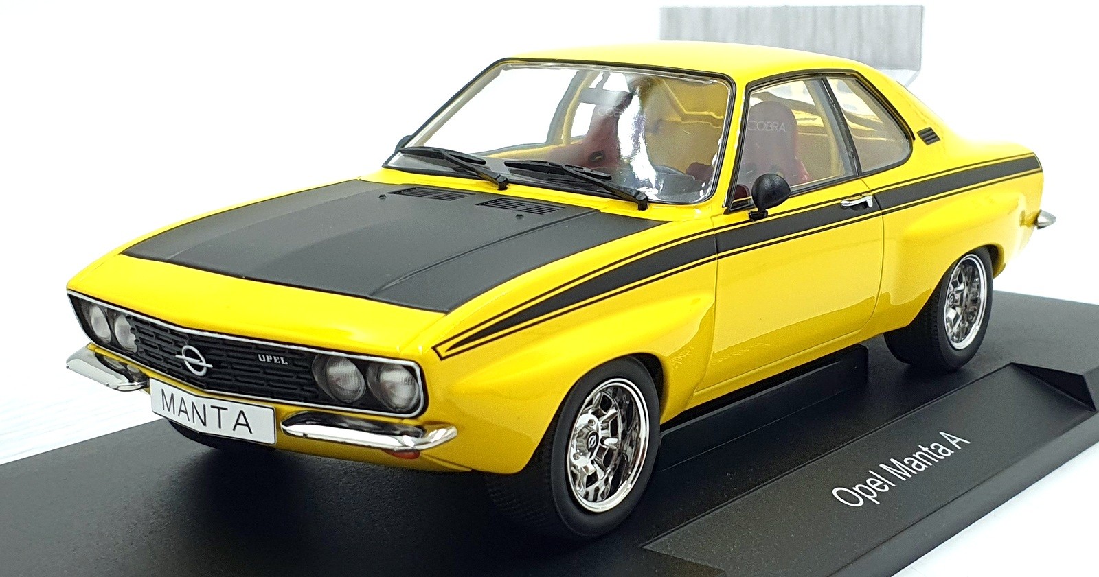 MCG 1/18 Scale Diecast MCG18426 – Opel Manta A – Yellow