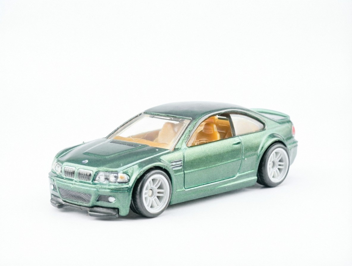 Hot Wheels BMW M3 E46 “Power Trip” 1:64 Green Diecast Model Car JKG30-6B